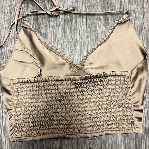 GARAGE SATIN HALTER TOP - Picture 3 of 4